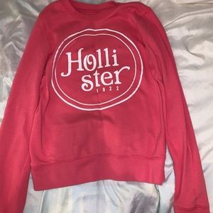 Pink Hollister sweatshirt